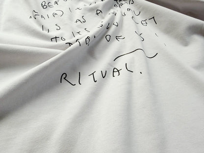 SAINT Mxxxxxx × Jamie Reid SS T-SHIRT / EVERYTHING BEGINS WITH E / WHITE