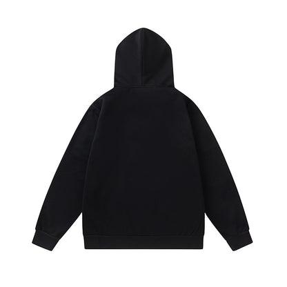 Trapstar Black Graphic Hoodie and Joggers Tracksuit Set, Two Piece Streetwear Outfit