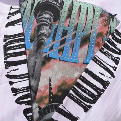 Roughplay Statue of Liberty Graphic Heavyweight Long-Sleeve Tee