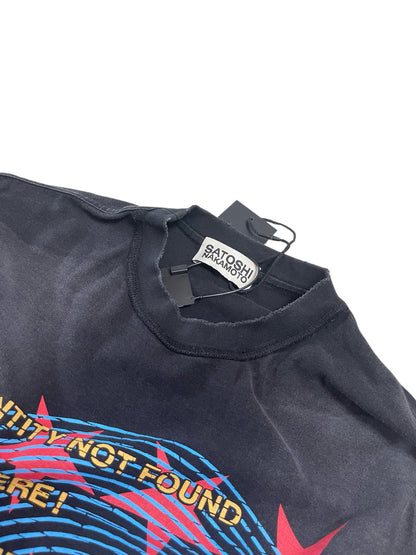 Satoshi Nakamoto Overdrive Tee Washed Heavy 300g Reverse Print Streetwear Short Sleeve T-Shirt | Overdrive Washed