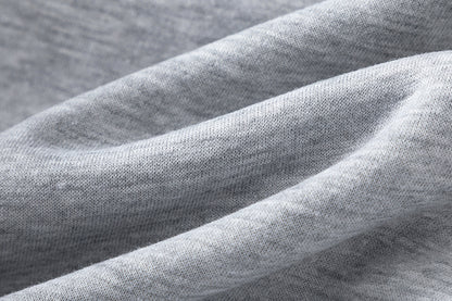 Blue and Gray Chevron Hoodie and Joggers Tracksuit Set, Drawstring Two Piece Streetwear Outfit