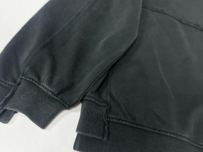 Shrunken Zip Up Crewneck Sweatshirt
