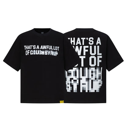 Oversized Short Sleeve Graphic Tee Dropped Shoulder Streetwear Summer Casual T-Shirt | Lean Drip