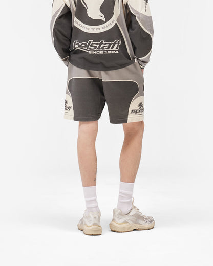 Represent X Belstaff Racing Shorts - Grey Marl