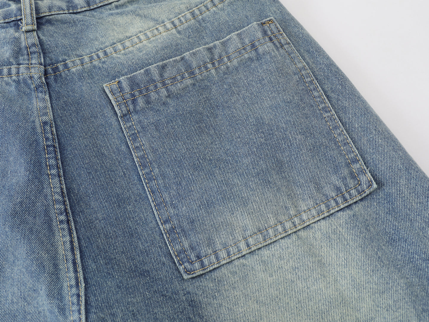 Multi-Pocket Cargo Denim Shorts Wide Leg High Waist Light Wash Vintage Streetwear Summer Casual Jean Shorts | Pocket Riot