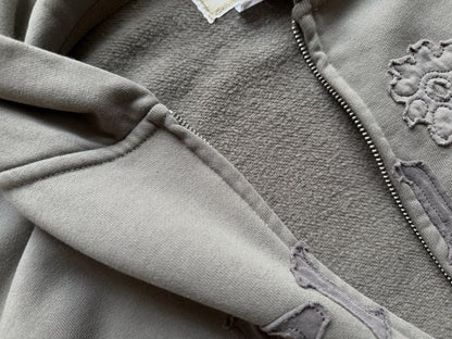 ERL Venice Heavyweight Appliqué Zip-Up Hoodie