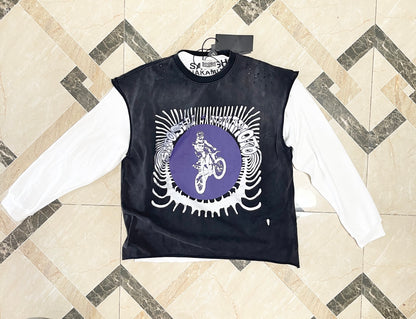 Globe Of Death Tee - Washed Black