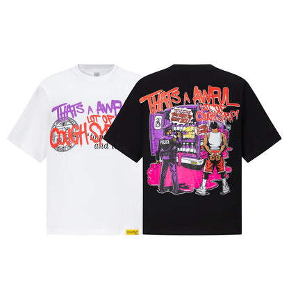Graphic Short Sleeve Tee Oversized Crew Neck Cotton Streetwear Casual Summer Unisex T-Shirt | Syrup Tee II