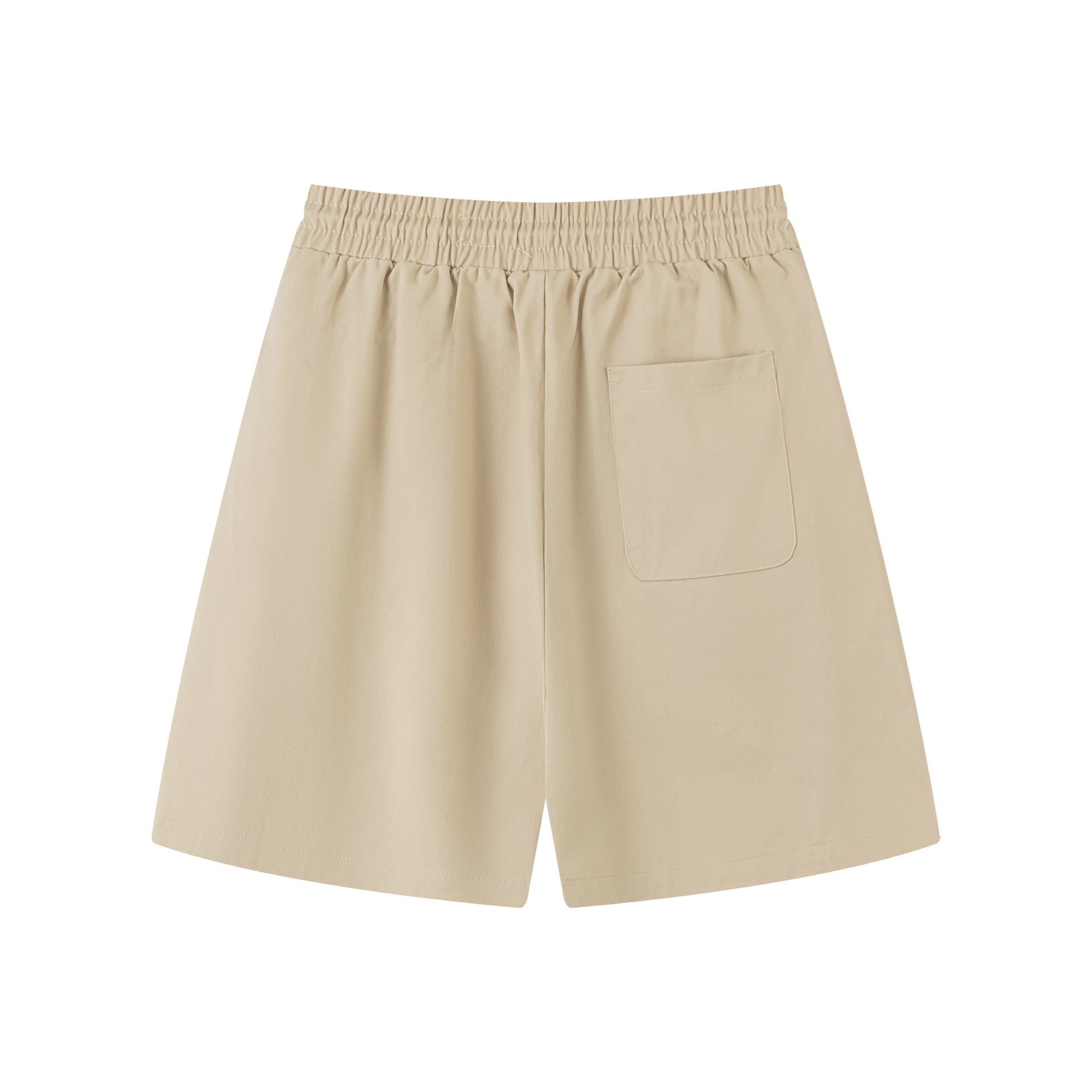 Khaki UNS Store shorts back view