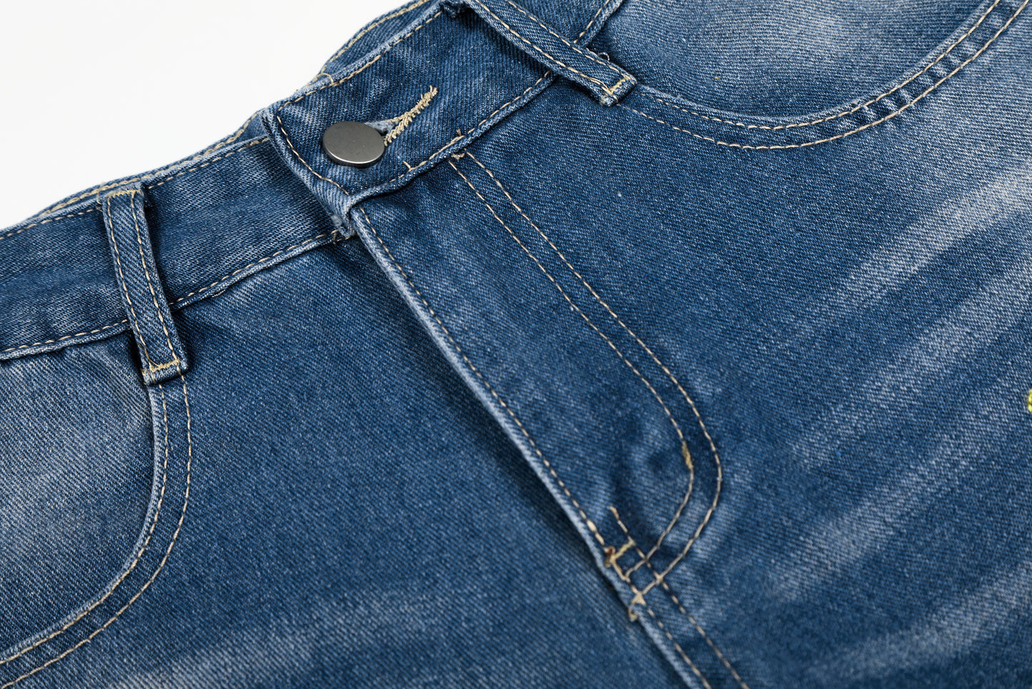 Unicorn Embroidery Wide Leg Denim Jeans High Waist Spiral Print Y2K Streetwear Casual Pants
