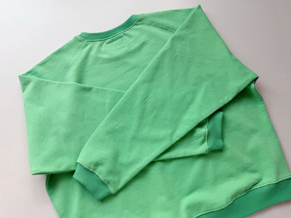 Electric Green Raglan Crewneck