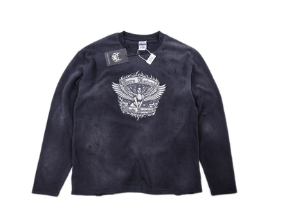 Pure Hatred Waffle Thermal Longsleeve - Washed Black