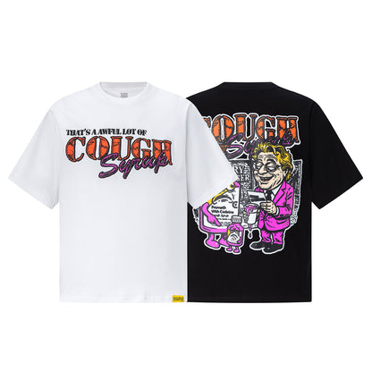Women's Slogan Graphic Short Sleeve Tee Oversized Streetwear Casual Summer Top | Slurp Tee