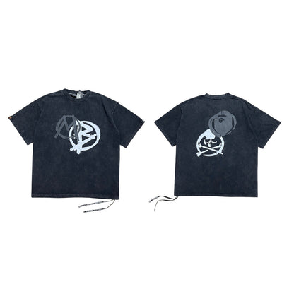 A BATHING APE® x mastermind JAPAN Garment Dye Circle Tee