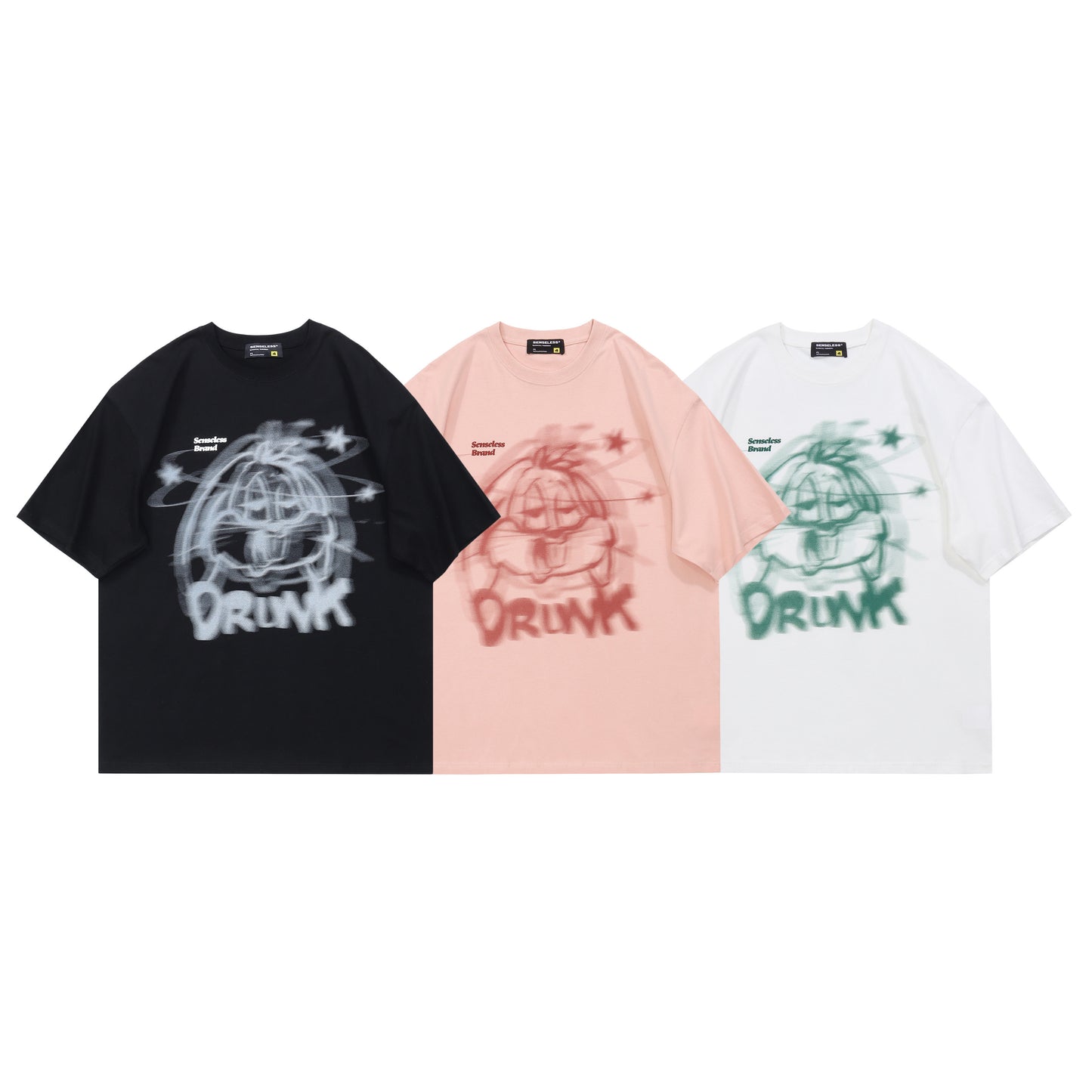Pink Senseless Drunk tee back view