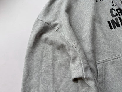 Protocol Index Fake Two-Piece Hoodie Washed 480g Deconstructed Raw Hem Drawstring Waist Streetwear Heavy Fleece | Phantom Layer