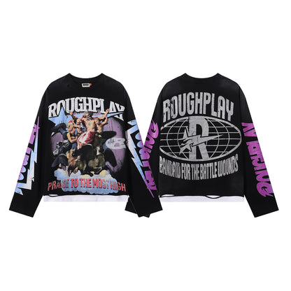 Rough Play Praise to Most High Graphic Long-Sleeve T-Shirt