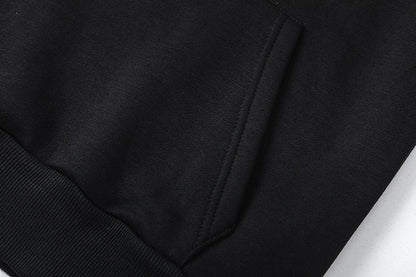 Solid Black Knit Two-Piece Set Casual Loose Pullover Top Wide Leg Pants Matching Outfit Cozy Loungewear Streetwear Co-ord Set | Onyx Set
