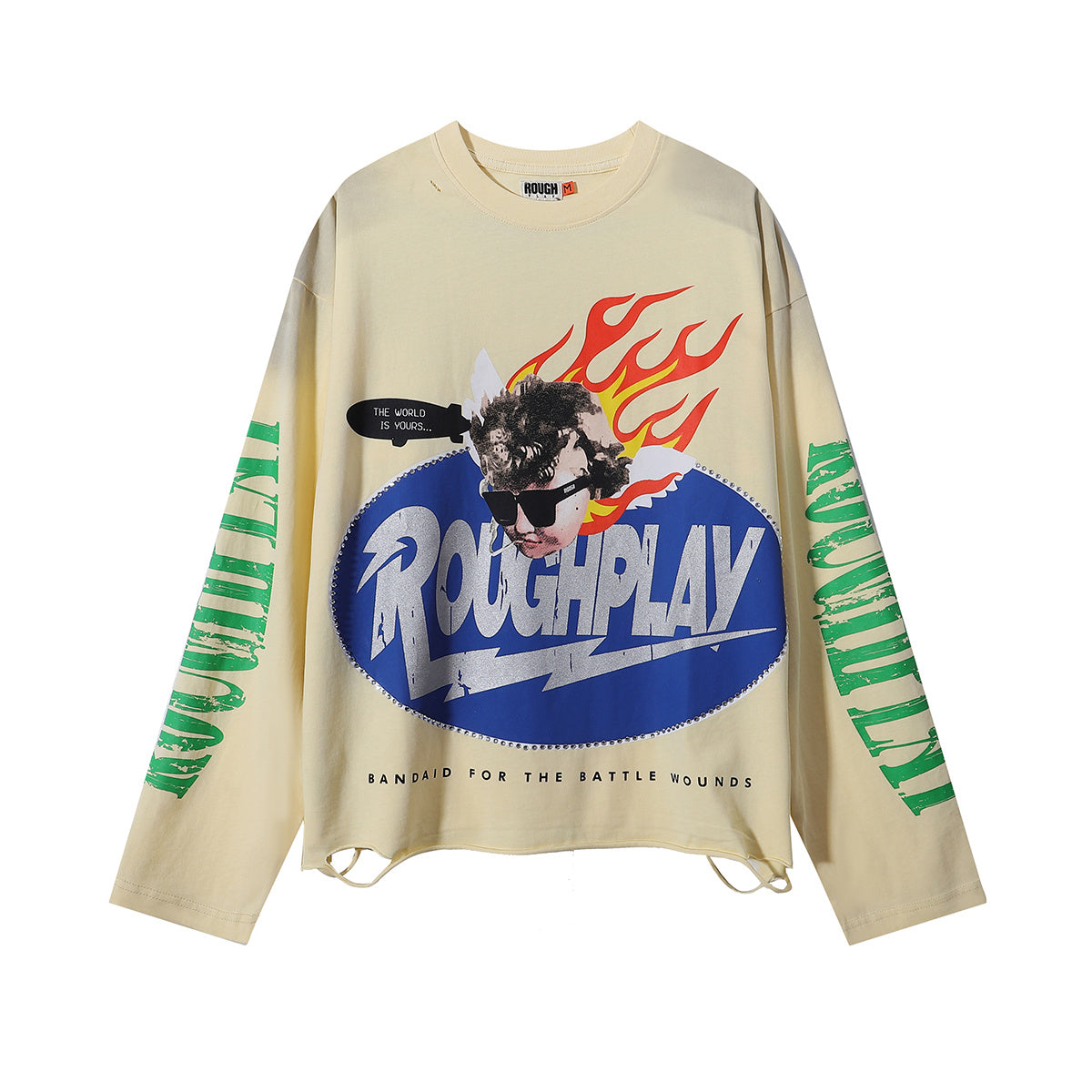 批70，R522，RoughPlay SoulBoy Long Sleeve烫钻设计28 - 15