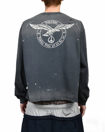 Ruthless Long Sleeve - Faded Black