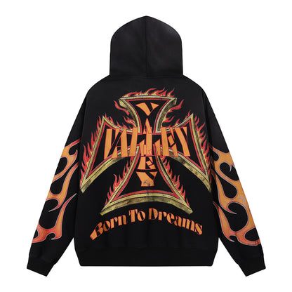 Vale Forever Reborn Waffle Zip Up Hoodie