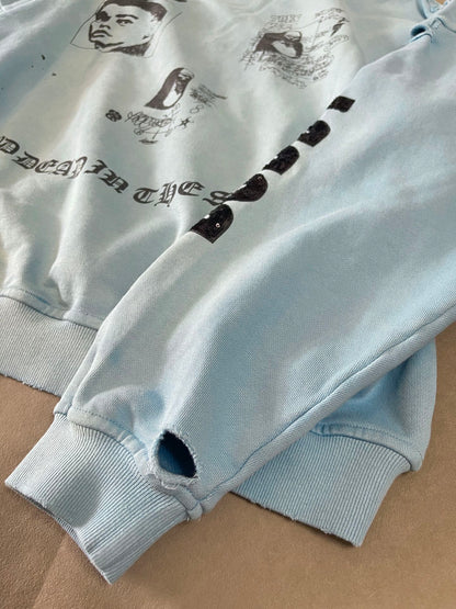 Bobby Driscoll Hoodie - Baby Blue