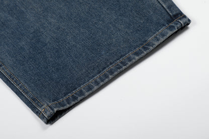 Sorry My Bed Needs Me Patch Wide Leg Barrel Jeans High Waist Washed Vintage Streetwear Denim Pants