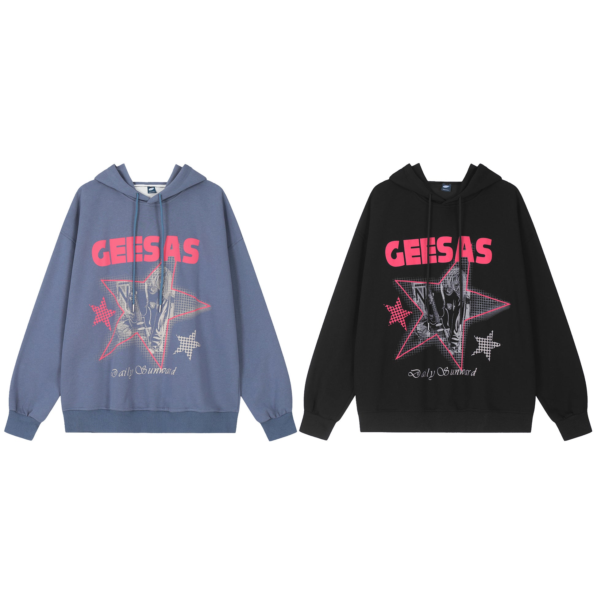 GEESAS Star Rocker Hoodie Size Chart