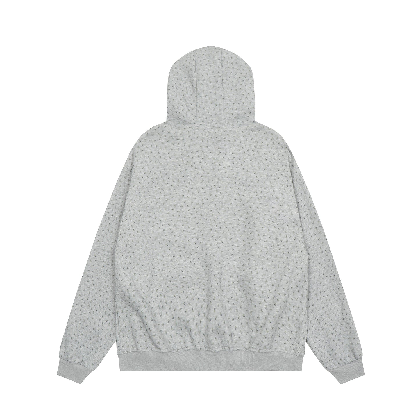 Women's RVNTENG Rainbow Letter Lace Trim Full Zip Hoodie - Size Chart