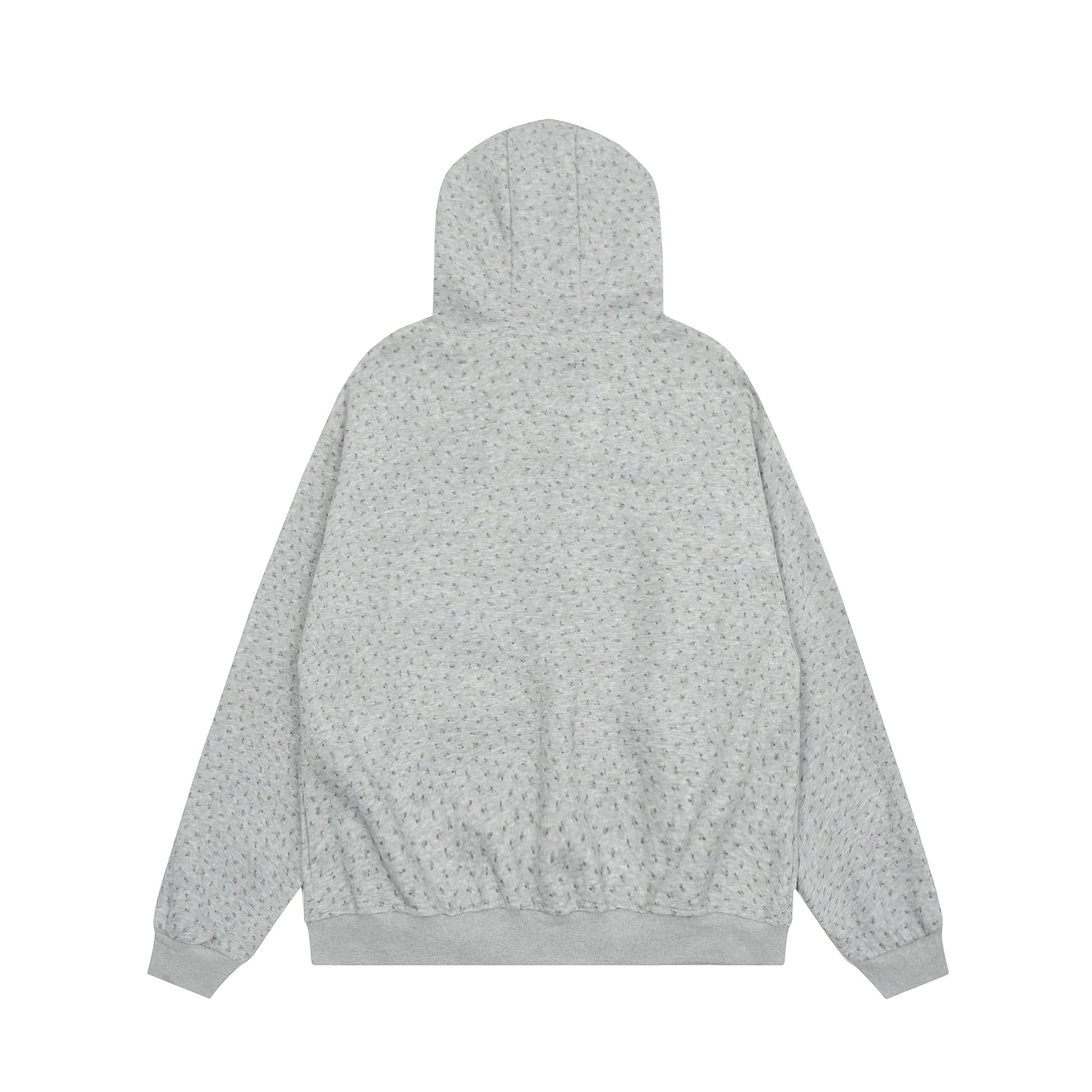 Women's RVNTENG Rainbow Letter Lace Trim Full Zip Hoodie - Size Chart