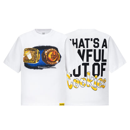 Oversized Short Sleeve Graphic Tee Dropped Shoulder Streetwear Summer Casual T-Shirt | Drip Fade