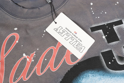 Thrashed Valley Tour Sade Tee (Grey)