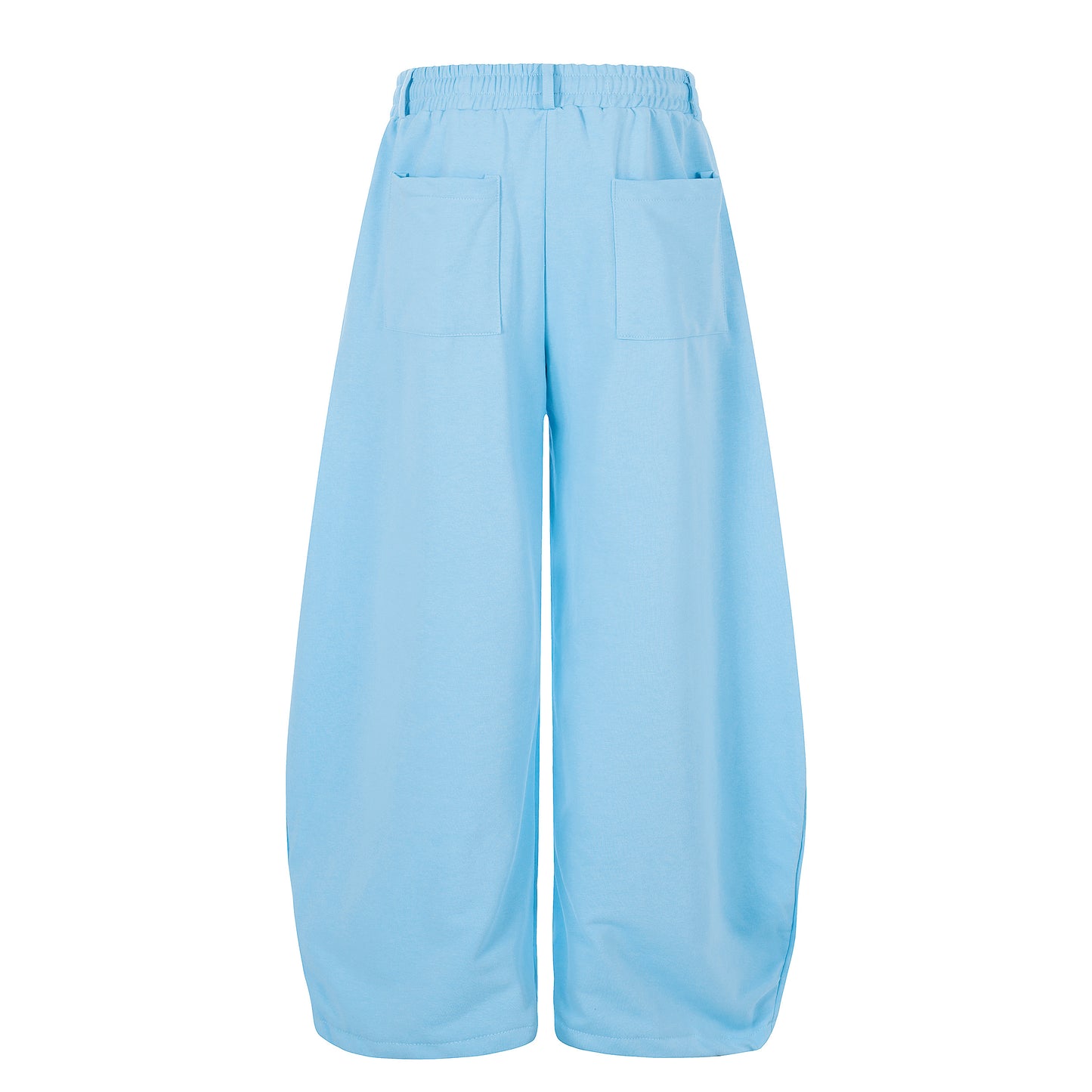 LOVE 11 Balloon Wide Leg Sweatpants - Blue Front