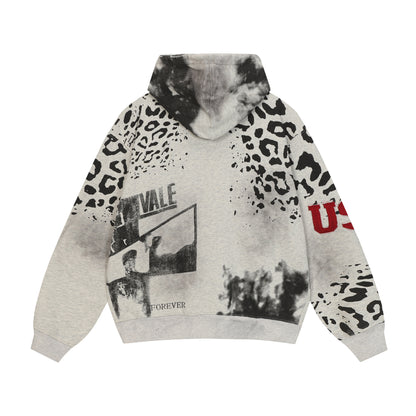 Cheetah Zip Up Hoodie