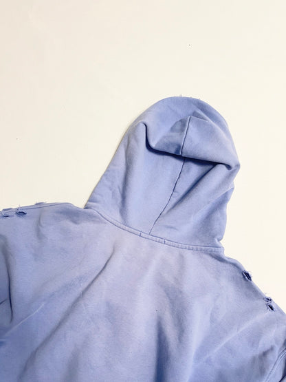 Satoshi Nakamoto 1969 Rock Distressed Graphic-Print Zip-Up Hoodie