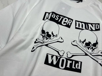 SAINT Mxxxxxx × MASTERMIND WORLD SS T-SHIRT / MASTERMIND / BLACK & WHITE