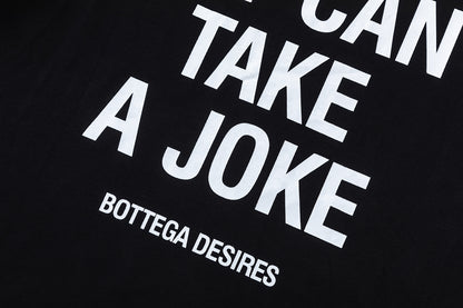 Oversized Graphic Print Short Sleeve T-Shirt Bold Slogan Street Casual Unisex Tee | Take A Joke