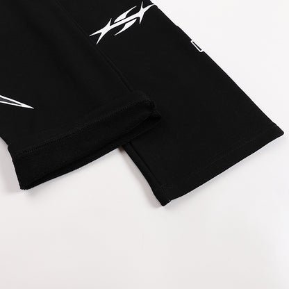 Hellstar Path To Paradise Flare Sweatpants 'Washed Black'