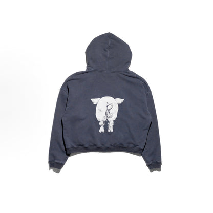 Pig Allen Jackson Assemblage Zip-Up Hoodie - Faded Black