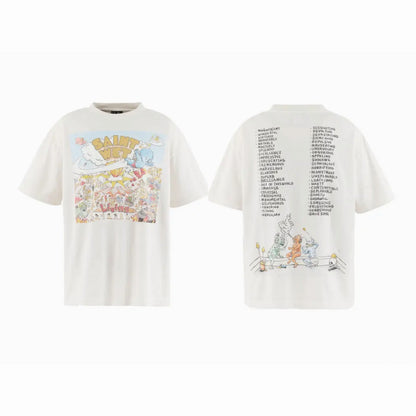 SAINT Mxxxxxx SS T-SHIRT / SAINT WET / WHITE