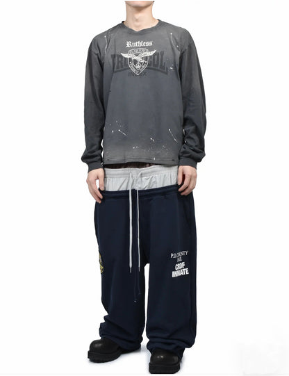 Ruthless Long Sleeve - Faded Black