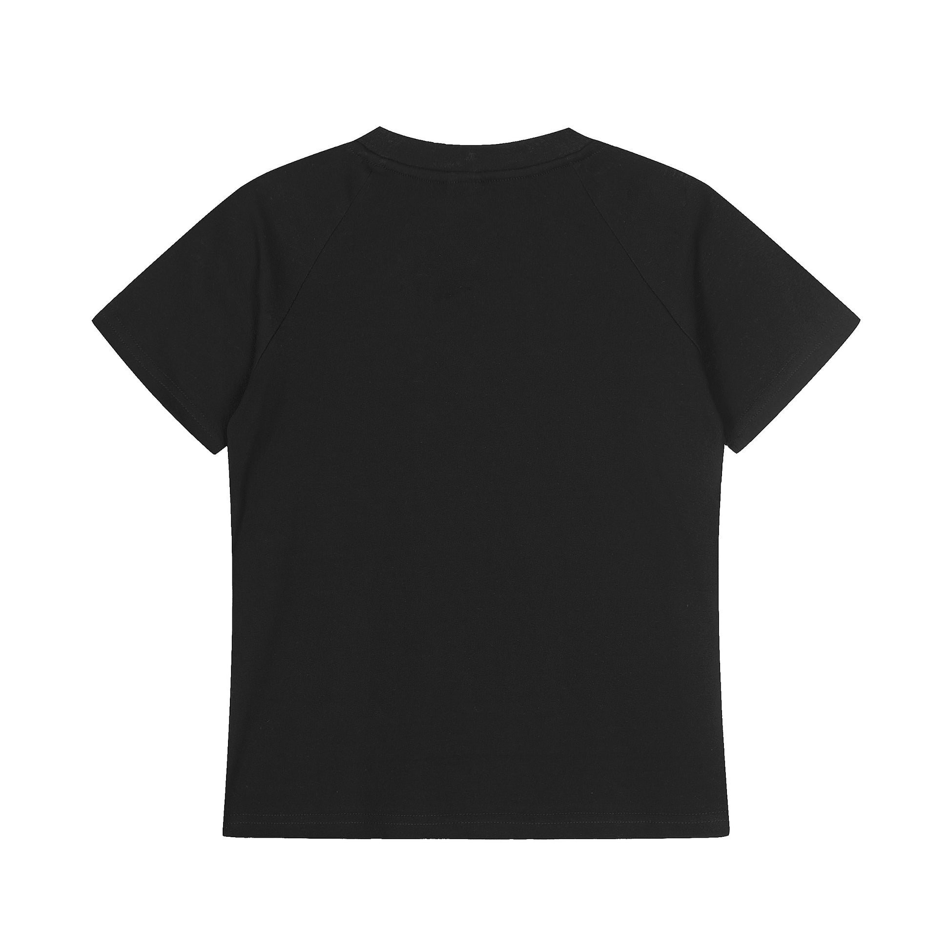 Nexoule lip print graphic tee black - front