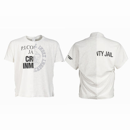 Fake Shoulder Seam T-Shirt