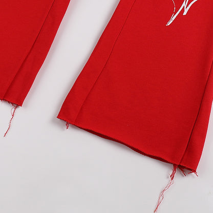 Hellstar Flame Flare Sweatpants