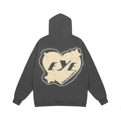 Women's Oversized Graphic Print Hoodie Long Sleeve Pullover Streetwear Casual Fall Winter Sweatshirt