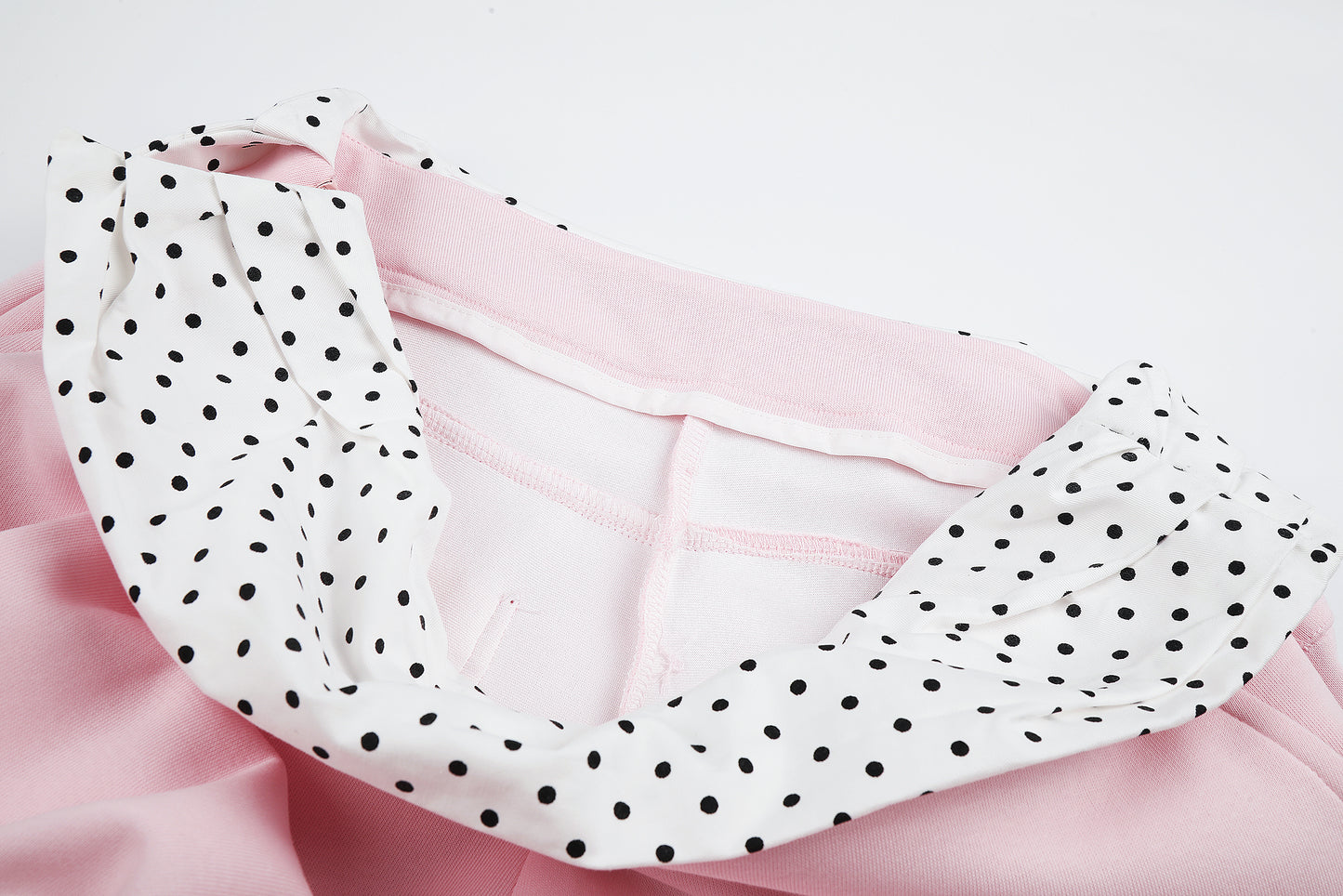 Women's Girls Club Conteng Embroidery Polka Dot Fold-Over Waistband Balloon Wide Leg Sweatpants Casual Sweet Jogger Pants