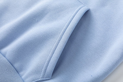 Trapstar Light Blue Graphic Hoodie and Joggers Tracksuit Set, Drawstring Two Piece Streetwear Outfit
