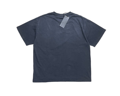 Satoshi Nakamoto Chain Stitch Tee Distressed Washed Heavyweight Cotton Embroidered Destroyed Vintage Streetwear T-Shirt | Chain Stitch