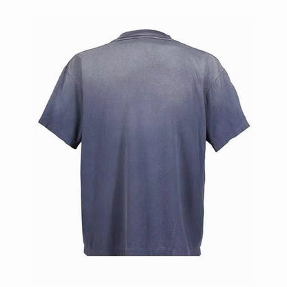 SAINT Mxxxxxx × A BATHING APE BAPE_SS T-SHIRT / FADE AWAY LV / NAVY