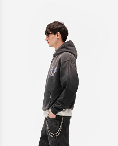 Represent X Belstaff Born To Bike Hoodie - Aged Black